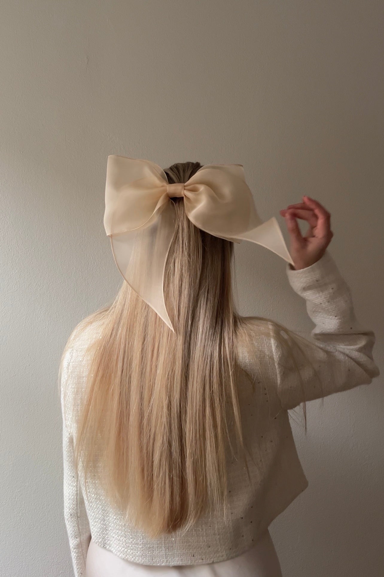 CRÈME barrette bow