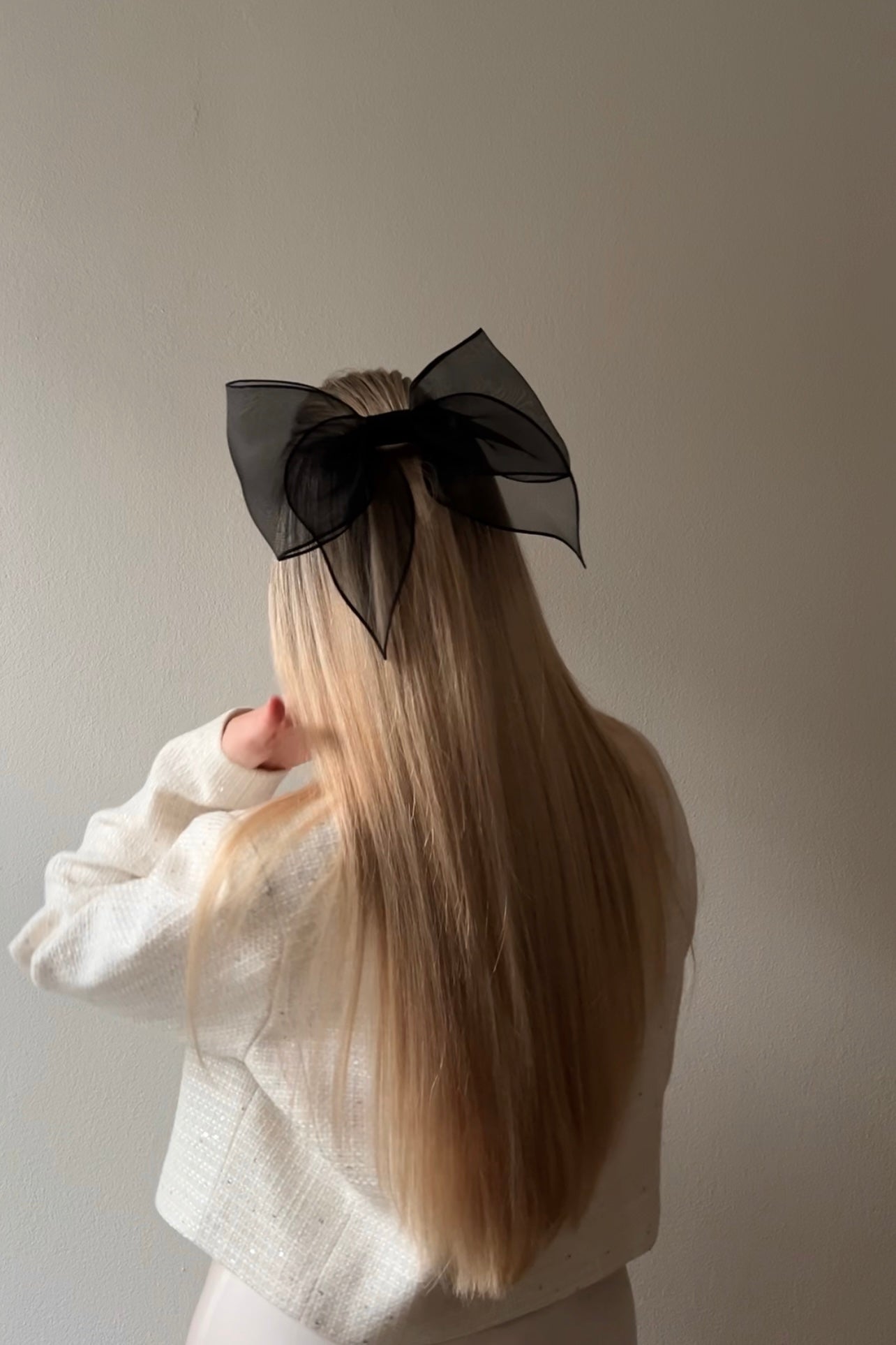 AMORRE barrette bow M-size