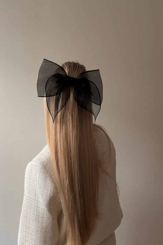 AMORRE barrette bow M-size